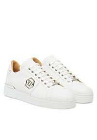 Philipp Plein - PHILIPP PLEIN Sneakersy PAES USC0768 PLE005N01 Biały. Kolor: biały. Materiał: skóra #4