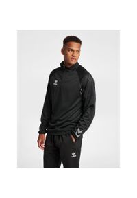 kurtka hmlpro half zip Hummel. Kolor: czarny. Materiał: polar, poliester. Sport: fitness