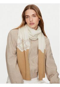 Liu Jo Szal TF4298 MS55L Beżowy. Kolor: beżowy. Materiał: materiał #2