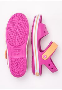 Sandałki dziecięce różowe Crocs Crocband. Kolor: różowy #4