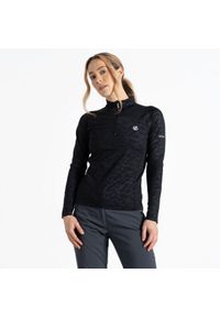 DARE 2B - Bluza turystyczna damska Divulge. Kolor: czarny. Materiał: elastan, poliester. Sport: turystyka piesza, narciarstwo