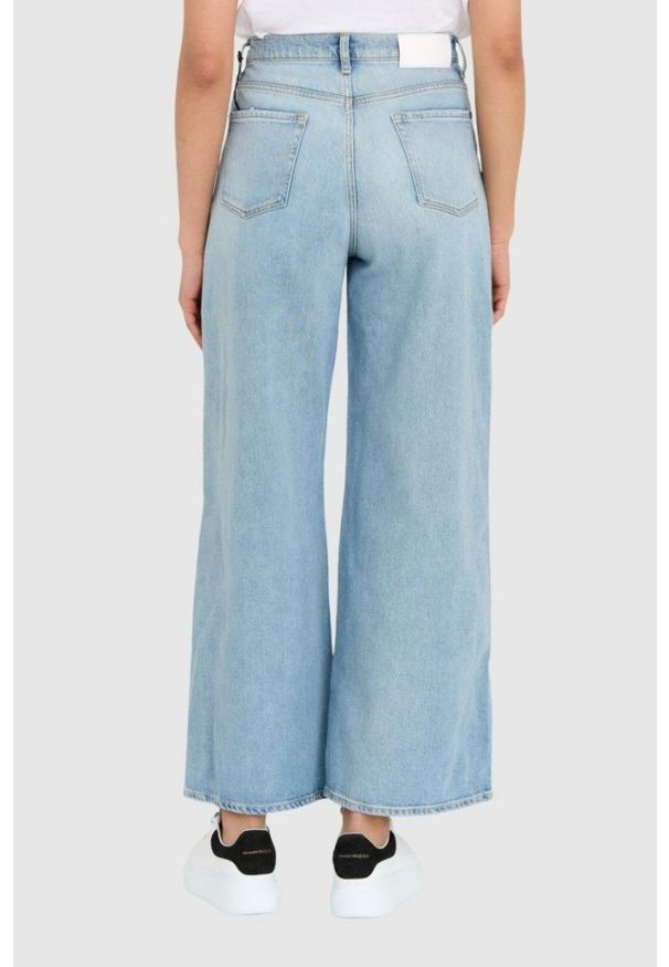 7 FOR ALL MANKIND Jasnoniebieskie jeansy damskie Szwedy Zoey Air Wash. Kolor: niebieski