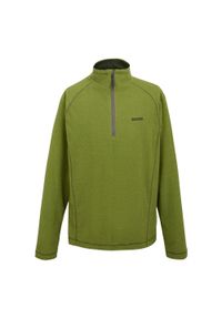 Bluza polarowa turystyczna męska Regatta Montes. Kolor: zielony. Materiał: polar. Styl: sportowy. Sport: turystyka piesza #1