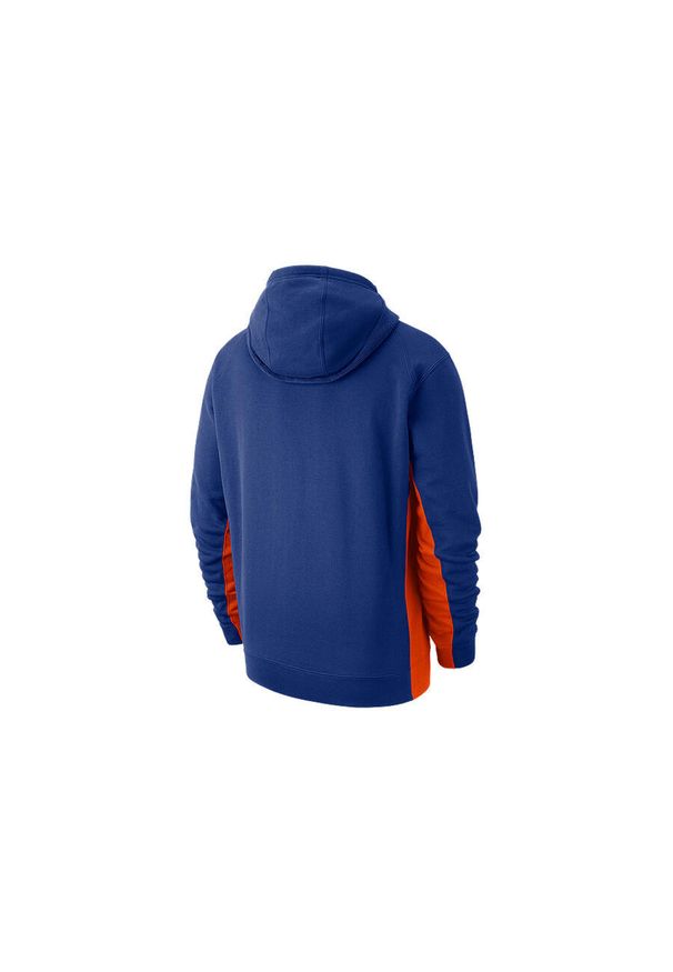 Nike - Bluza męska nike nba cleveland cavaliers courtside hoodie rush blue. Kolor: niebieski. Sport: bieganie