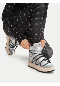 Adidas - adidas Śniegowce Moon Boot Ace JQ7849 Srebrny. Kolor: srebrny. Materiał: materiał #3
