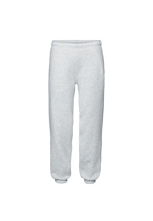 FRUIT OF THE LOOM - Męskie Spodnie Do Biegania Z Elastycznym Dołem. Kolor: szary. Sezon: lato. Sport: turystyka piesza