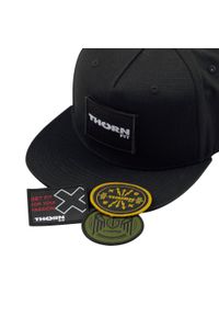 Czapka z daszkiem dla dorosłych THORN FIT Patch Snapback. Kolor: czarny #1