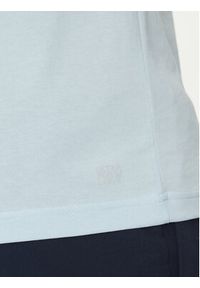 Lacoste T-Shirt TH2042 Błękitny Regular Fit. Kolor: niebieski. Materiał: bawełna #5