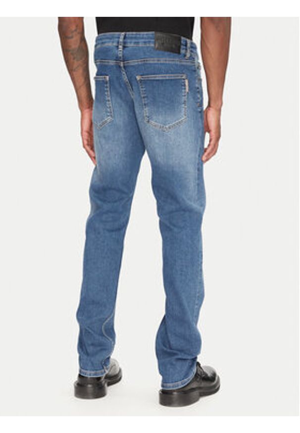 Just Cavalli Jeansy 78OAB5S0 Granatowy Slim Fit. Kolor: niebieski