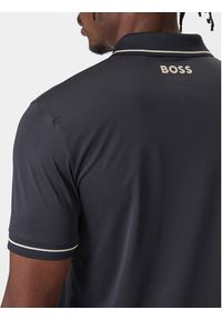BOSS Polo Paul Pro 50506203 Granatowy Slim Fit. Typ kołnierza: polo. Kolor: niebieski. Materiał: syntetyk #5