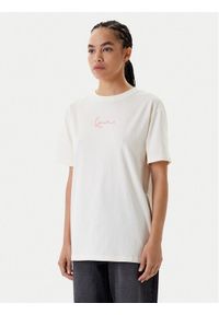 Karl Kani T-Shirt Signature Cherry Print PD00005460 Biały Oversize. Kolor: biały. Materiał: bawełna. Wzór: nadruk