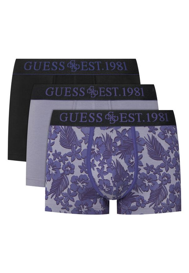 Guess Komplet bokserek U6GG05 K6YW1 Kolorowy. Materiał: bawełna. Wzór: kolorowy
