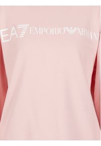 EA7 Emporio Armani Dres 8NTV54 TJCQZ 24GK Różowy Regular Fit. Kolor: różowy. Materiał: bawełna, dresówka #6