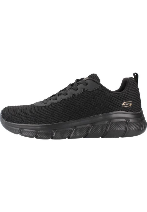 skechers - Buty do chodzenia damskie Skechers Bobs Sport B Flex. Zapięcie: sznurówki. Kolor: czarny. Materiał: materiał, syntetyk. Szerokość cholewki: normalna. Model: Skechers Sport. Sport: turystyka piesza