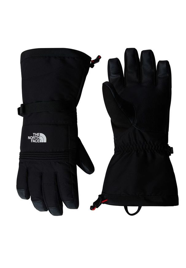 Rękawiczki męskie The North Face Montana 0A89QGJK31 - czarne. Kolor: czarny. Materiał: poliester, skóra, syntetyk, materiał. Sport: narciarstwo