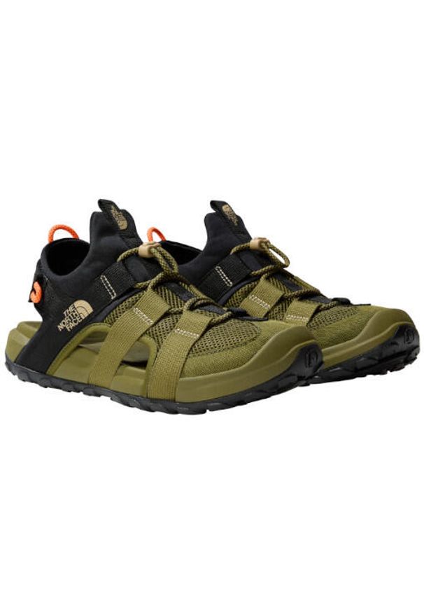 Sandały turystyczne męskie The North Face M Explore Camp Sandal. Kolor: zielony. Sport: turystyka piesza