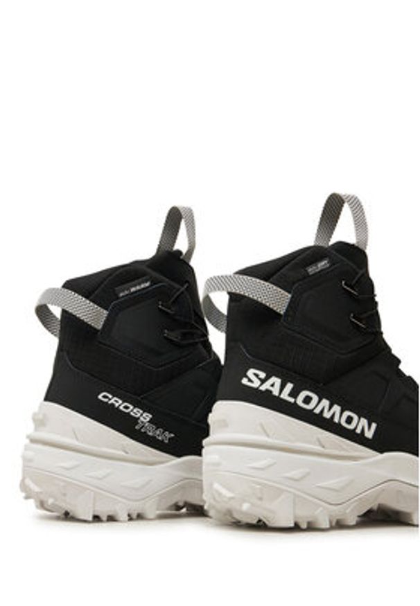 salomon - Salomon Trekkingi Crosstrak Powder Waterproof L47569700 Czarny. Kolor: czarny. Materiał: materiał. Sport: turystyka piesza