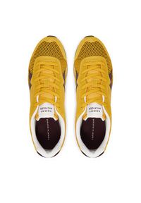 TOMMY HILFIGER - Tommy Hilfiger Sneakersy FM0FM05831 Żółty. Kolor: żółty. Materiał: materiał #5