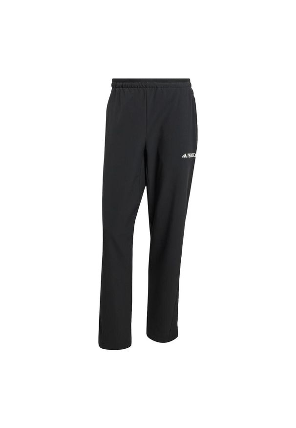 Adidas - Spodnie Terrex Multi Liteflex. Kolor: czarny. Materiał: materiał. Sezon: lato. Sport: turystyka piesza