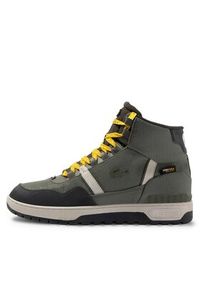 Lacoste Sneakersy T-Clip Winter Mid 746SMA0086 Khaki. Kolor: brązowy. Materiał: materiał #4