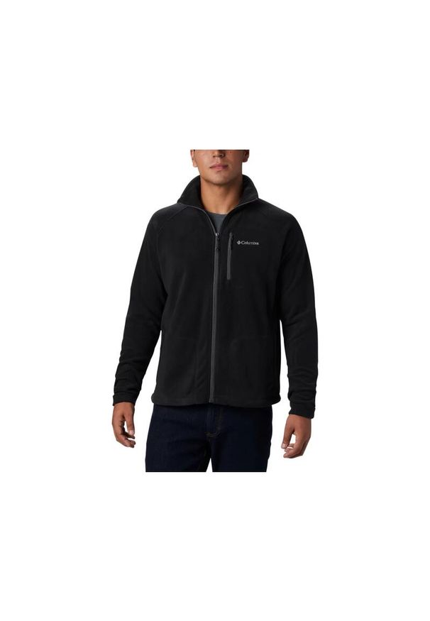 columbia - Bluza bez kaptura Męska Columbia Fast Trek II. Typ kołnierza: bez kaptura. Kolor: czarny. Materiał: polar