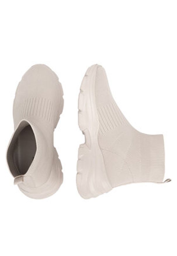 Jenny Fairy Sneakersy LZ0529-08 Beżowy. Kolor: beżowy. Materiał: materiał