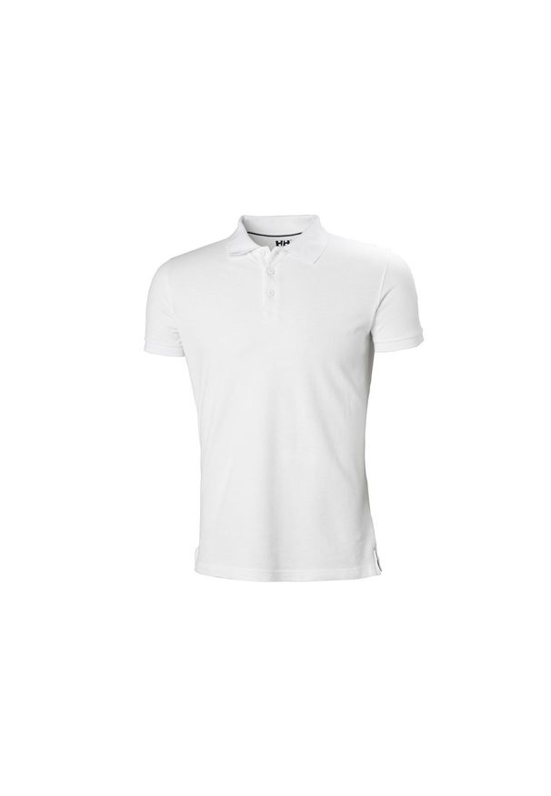 Helly Hansen Crew Polo 34004-001. Typ kołnierza: polo. Kolor: biały. Materiał: bawełna