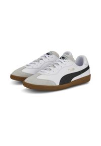 Puma - Buty piłkarskie KING 21 IT PUMA White Black Gum Beige. Kolor: wielokolorowy, czarny, biały, beżowy. Materiał: guma. Sport: piłka nożna