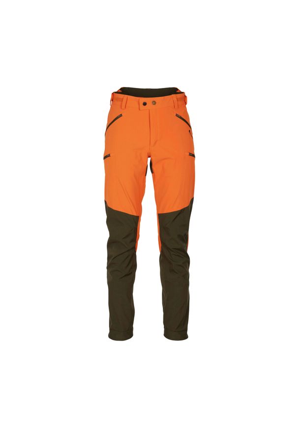 PINEWOOD - Spodnie z membraną męskie Pinewood Abisko. Kolor: pomarańczowy. Sport: turystyka piesza