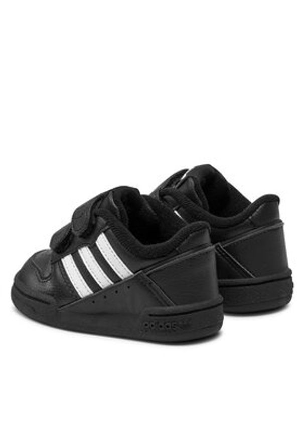 Adidas - adidas Sneakersy Team Court 2 Str Cf I ID6636 Czarny. Kolor: czarny. Materiał: skóra