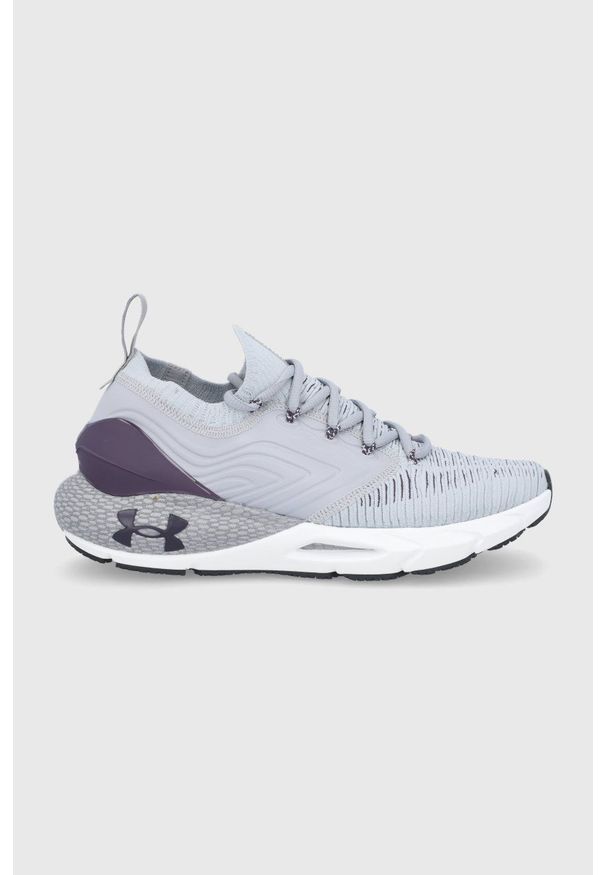 Under Armour - Buty UA HOVR Phantom 2 INKNT. Nosek buta: okrągły. Zapięcie: sznurówki. Kolor: szary. Sport: bieganie