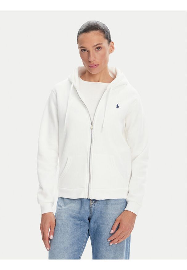 Polo Ralph Lauren Bluza 211943008001 Biały Relaxed Fit. Typ kołnierza: polo. Kolor: biały. Materiał: bawełna