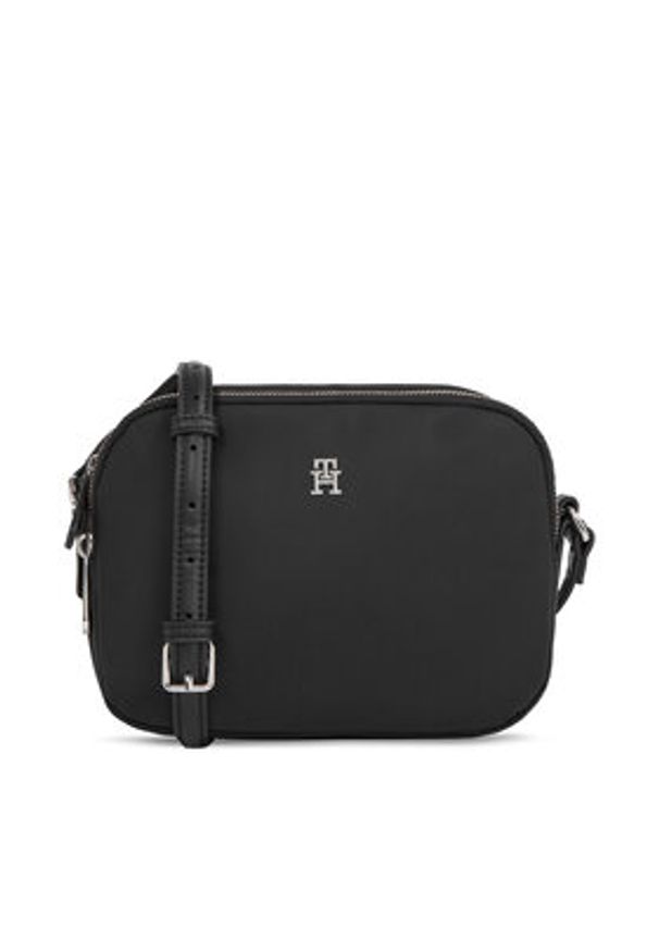 TOMMY HILFIGER - Tommy Hilfiger Torebka Poppy Th Crossover AW0AW15638 Czarny. Kolor: czarny