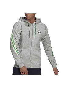Adidas - adidas Sportswear 3-Stripes Tape Full-Zip Sweatshirt > GM6897. Materiał: dzianina, poliester, bawełna. Wzór: aplikacja. Styl: klasyczny