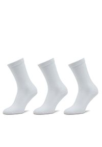 Pepe Jeans Zestaw 3 par wysokich skarpet unisex Cr 3P PLU30018 Biały. Kolor: biały. Materiał: materiał #1