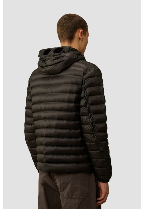 C.P. Company - C.P. COMPANY Czarna męska kurtka Medium Jacket, Rozmiar XXL. Kolor: czarny. Materiał: puch, poliamid. Długość rękawa: długi rękaw. Długość: długie