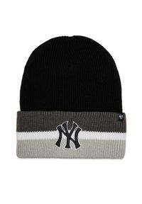 47 Brand Czapka MLB New York Yankees Split Cuff 47 B-SPLCC17ACE-BK Czarny. Kolor: czarny. Materiał: materiał, akryl #1