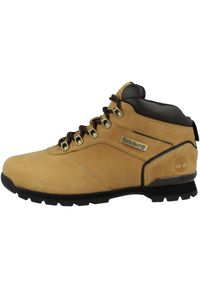 Buty do chodzenia męskie Timberland Splitrock 2. Wysokość cholewki: za kostkę. Zapięcie: sznurówki. Kolor: żółty. Materiał: tkanina, materiał, skóra, syntetyk. Szerokość cholewki: normalna. Sport: turystyka piesza