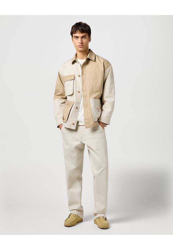 Wrangler - WRANGLER MĘSKIE SPODNIE WRANGLER CASEY JONES RELAXED CHINO PANTS PELICAN 112362915