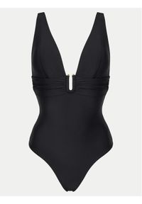 Hunkemöller Strój kąpielowy Shaping Luna 301360 Czarny. Kolor: czarny. Materiał: syntetyk