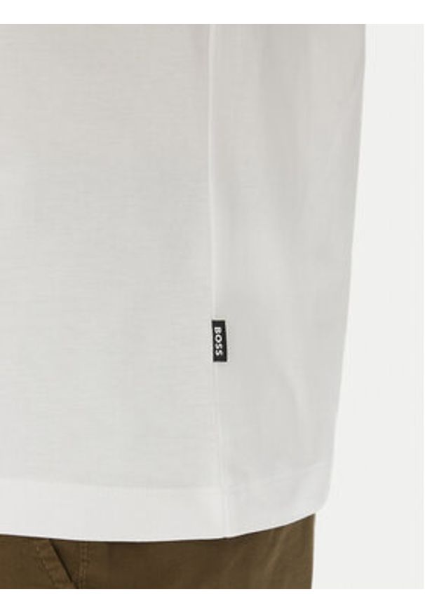 BOSS T-Shirt C-Thompson 13 50536763 Biały Regular Fit. Kolor: biały. Materiał: bawełna