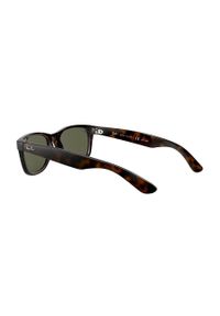 Ray-Ban - Okulary New Wayfarer. Kształt: prostokątne. Kolor: brązowy #5