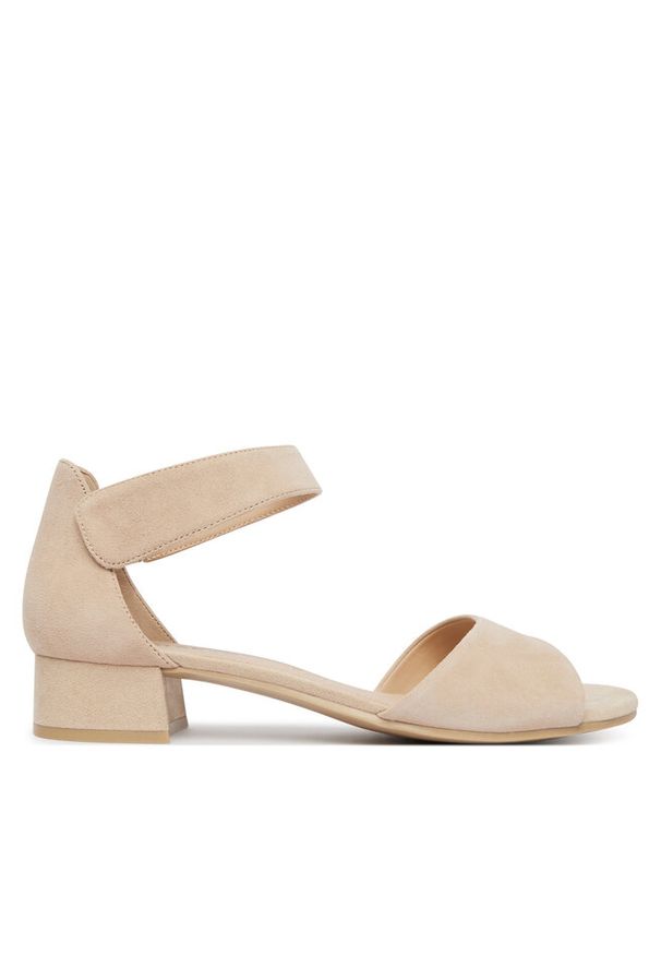 Sandały Caprice. Kolor: beżowy