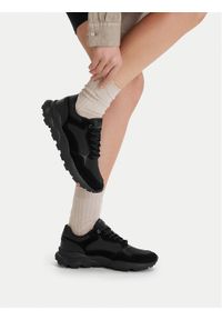 Roxy Sneakersy CEO-V12-1115 Czarny. Kolor: czarny. Materiał: materiał #1