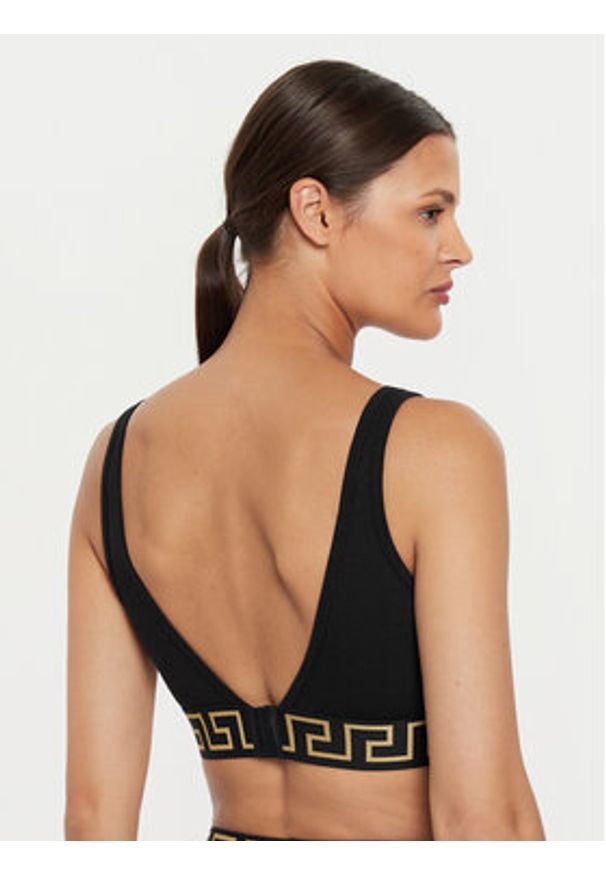 VERSACE - Versace Biustonosz braletka AUD01047 1A10011 Czarny. Kolor: czarny. Materiał: bawełna