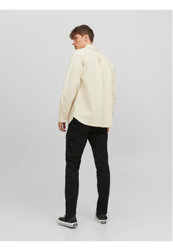 Jack & Jones Spodnie materiałowe Ollie 12224001 Czarny Regular Fit. Kolor: czarny. Materiał: bawełna