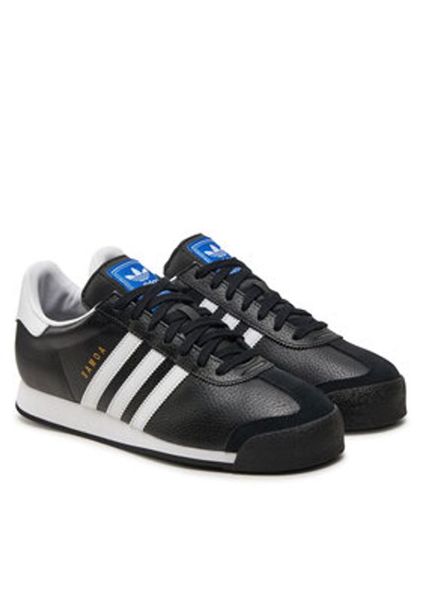 Adidas - adidas Sneakersy Samoa 019351 Czarny. Kolor: czarny. Materiał: skóra