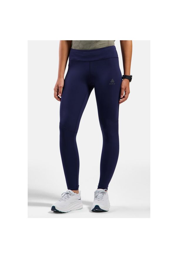 Legginsy damskie Odlo ZEROWEIGHT Tights. Kolor: niebieski. Sport: turystyka piesza