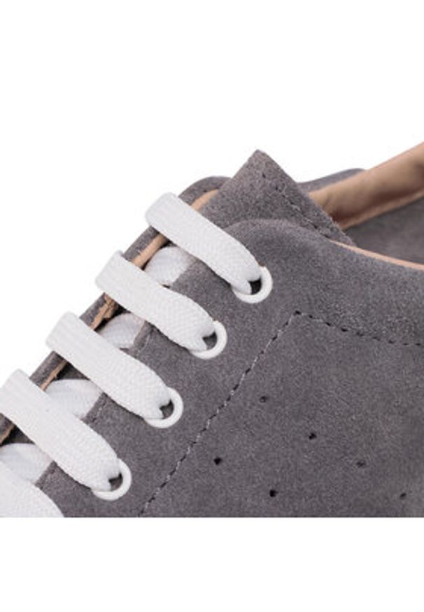 QUAZI Espadryle QZ-63-04-000621 Szary. Kolor: szary. Materiał: skóra, zamsz