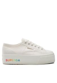 Superga Tenisówki 2790 Platform S7113KW Biały. Kolor: biały. Materiał: materiał. Obcas: na platformie #1